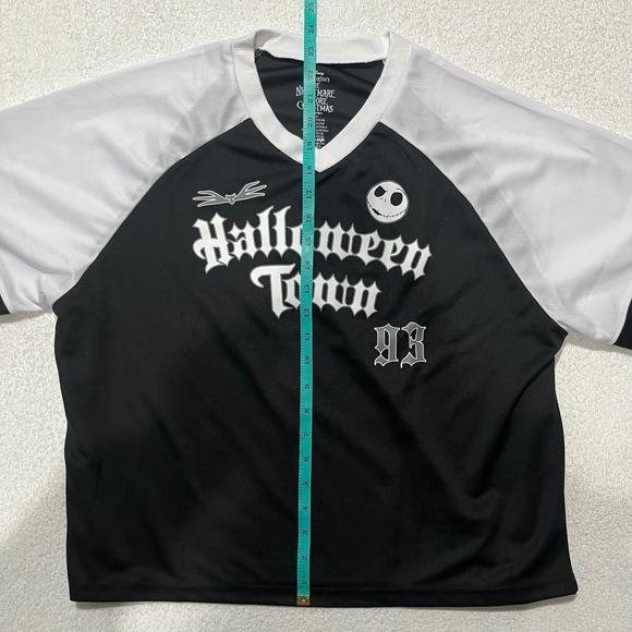 NEW!! Disney Tim Burton's The Nightmare Before Christmas Sports Jersey Size S/CH - Picture 4 of 7